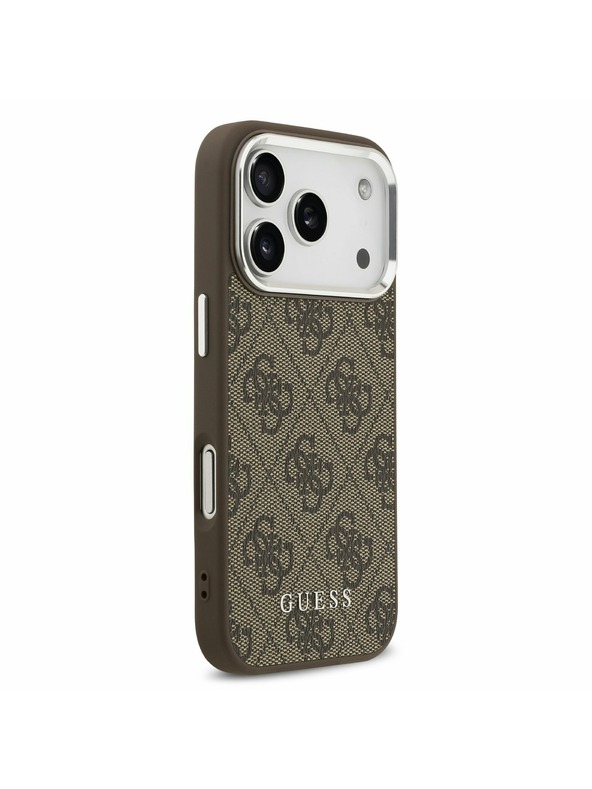 Guess Guess 4G MagSafe Zadnji Ovitek za iPhone 17 Pro Max Brown