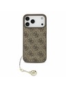 Guess Guess 4G Charm MagSafe Zadnji Ovitek za iPhone 17 Pro Max Tone on Tone Brown