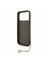 Guess Guess 4G Charm MagSafe Zadnji Ovitek za iPhone 17 Pro Max Tone on Tone Brown