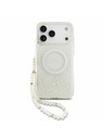 Guess Guess IML Flowers Allover Strap MagSafe Zadnji Ovitek za iPhone 17 Pro Max White