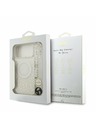 Guess Guess IML Flowers Allover Strap MagSafe Zadnji Ovitek za iPhone 17 Pro Max White
