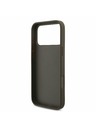 Guess Guess PU 4G Metal Logo Strap Zadnji Ovitek za iPhone 17 Pro Max Brown