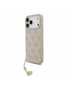 Guess Guess 4G Charm MagSafe Zadnji Ovitek za iPhone 17 Pro Max Tone on Tone Pink