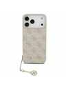 Guess Guess 4G Charm MagSafe Zadnji Ovitek za iPhone 17 Pro Max Tone on Tone Pink