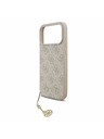 Guess Guess 4G Charm MagSafe Zadnji Ovitek za iPhone 17 Pro Max Tone on Tone Pink