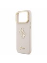 Guess Guess PU Grained 4G Logo Stand Camera Frame Zadnji Ovitek za iPhone 17 Pro Max Pink