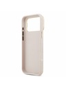 Guess Guess PU Grained 4G Logo Stand Camera Frame Zadnji Ovitek za iPhone 17 Pro Max Pink