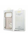 Guess Guess PU Grained 4G Logo Stand Camera Frame Zadnji Ovitek za iPhone 17 Pro Max Pink