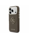 Guess Guess PU Resin Logo Zadnji Ovitek za iPhone 17 Pro Max Brown