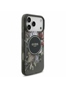 Guess Guess IML Flowers Strap MagSafe Zadnji Ovitek za iPhone 17 Pro Max Black
