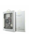 Guess Guess IML Flowers Strap MagSafe Zadnji Ovitek za iPhone 17 Pro Max Black