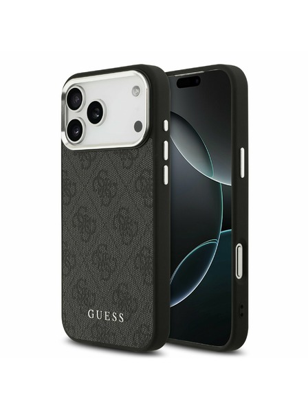 Guess Guess 4G MagSafe Zadnji Ovitek za iPhone 17 Pro Max Black