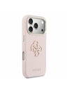 Guess Guess PU Resin Logo Zadnji Ovitek za iPhone 17 Pro Max Pink