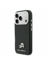 Karl Lagerfeld Karl Lagerfeld PU Karl and Choupette Heads Pins MagSafe Zadnji Ovitek za iPhone 17 Pro Max Black