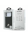 Karl Lagerfeld Karl Lagerfeld PU Karl and Choupette Heads Pins MagSafe Zadnji Ovitek za iPhone 17 Pro Max Black