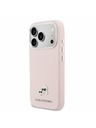 Karl Lagerfeld Karl Lagerfeld PU Karl and Choupette Heads Pins MagSafe Zadnji Ovitek za iPhone 17 Pro Max Pink
