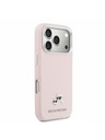Karl Lagerfeld Karl Lagerfeld PU Karl and Choupette Heads Pins MagSafe Zadnji Ovitek za iPhone 17 Pro Max Pink