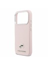 Karl Lagerfeld Karl Lagerfeld PU Karl and Choupette Heads Pins MagSafe Zadnji Ovitek za iPhone 17 Pro Max Pink
