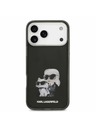 Karl Lagerfeld Karl Lagerfeld IML Aquarelle Karl and Choupette Zadnji Ovitek za iPhone 17 Pro Max Black