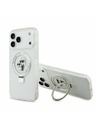 Karl Lagerfeld Karl Lagerfeld Ringstand Karl and Choupette MagSafe Zadnji Ovitek za iPhone 17 Pro Max White