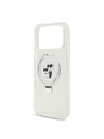 Karl Lagerfeld Karl Lagerfeld Ringstand Karl and Choupette MagSafe Zadnji Ovitek za iPhone 17 Pro Max White