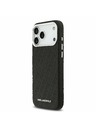 Karl Lagerfeld Karl Lagerfeld Grained PU Repeated Logo MagSafe Zadnji Ovitek za iPhone 17 Pro Max Black