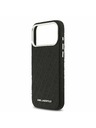 Karl Lagerfeld Karl Lagerfeld Grained PU Repeated Logo MagSafe Zadnji Ovitek za iPhone 17 Pro Max Black