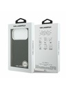 Karl Lagerfeld Karl Lagerfeld Grained PU Repeated Logo MagSafe Zadnji Ovitek za iPhone 17 Pro Max Black