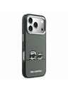 Karl Lagerfeld Karl Lagerfeld IML K&CH Heads Logo MagSafe Zadnji Ovitek za iPhone 17 Pro Max Black