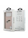 Karl Lagerfeld Karl Lagerfeld Liquid Silicone Double Heads MagSafe Zadnji Ovitek za iPhone 17 Pro Max Pink