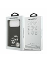 Karl Lagerfeld Karl Lagerfeld Liquid Silicone K&CH Sketch MagSafe Zadnji Ovitek za iPhone 17 Pro Max Black