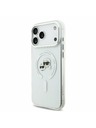 Karl Lagerfeld Karl Lagerfeld IML K&CH Heads Metal Frame MagSafe Zadnji Ovitek za iPhone 17 Pro Max Transparent