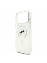 Karl Lagerfeld Karl Lagerfeld IML K&CH Heads Metal Frame MagSafe Zadnji Ovitek za iPhone 17 Pro Max Transparent