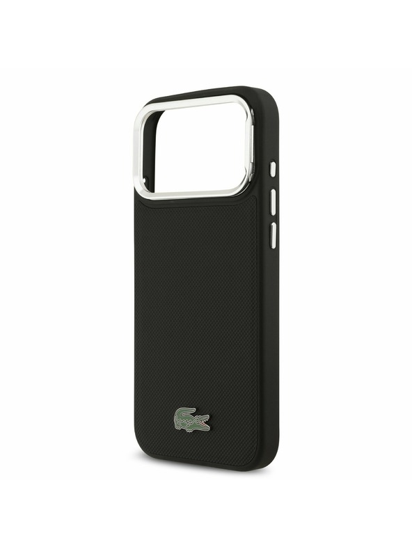 Lacoste Lacoste Iconic Petit Pique Camera Stand MagSafe Zadnji Ovitek za iPhone 17 Pro Max Black