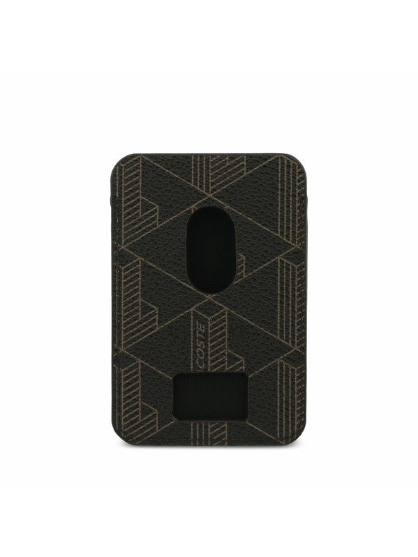 Lacoste Lacoste PVC Blend MagSafe Zadnji Ovitek + Denarnica za iPhone 17 Pro Max Brown