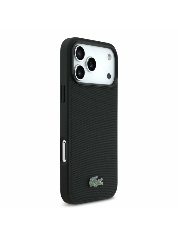Lacoste Lacoste Iconic Petit Pique MagSafe Zadnji Ovitek + Denarnica za iPhone 17 Pro Max Black