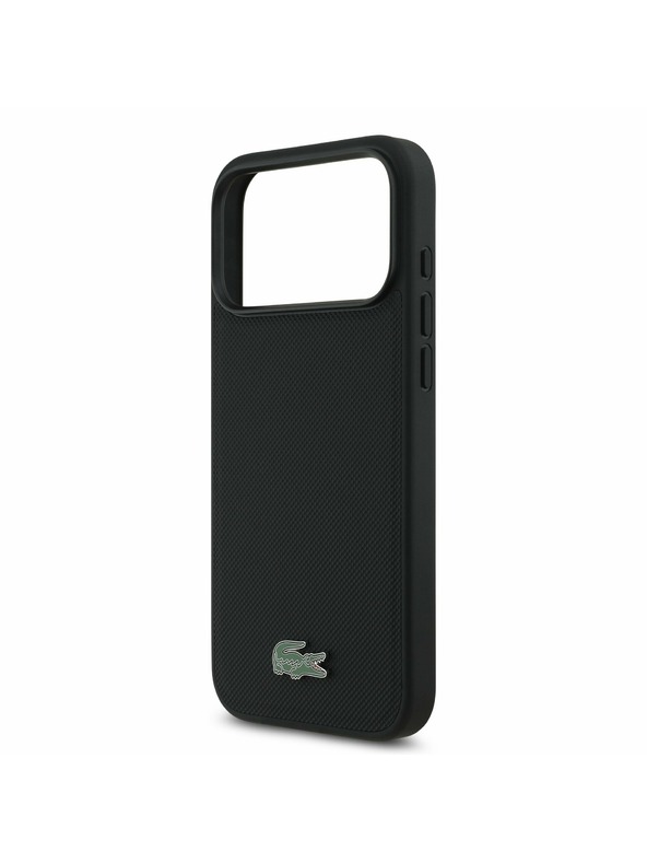 Lacoste Lacoste Iconic Petit Pique MagSafe Zadnji Ovitek + Denarnica za iPhone 17 Pro Max Black