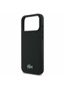 Lacoste Lacoste Iconic Petit Pique MagSafe Zadnji Ovitek + Denarnica za iPhone 17 Pro Max Black