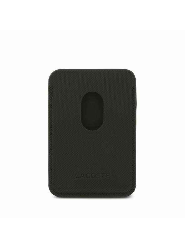 Lacoste Lacoste Iconic Petit Pique MagSafe Zadnji Ovitek + Denarnica za iPhone 17 Pro Max Black