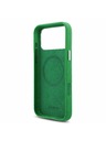 Lacoste Lacoste PVC Iconic Petit Pique Metal Logo MagSafe Zadnji Ovitek za iPhone 17 Pro Max Green