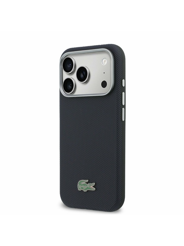 Lacoste Lacoste PVC Petit Pique Semi Wrap MagSafe Ovitek za iPhone 17 Pro Max Navy