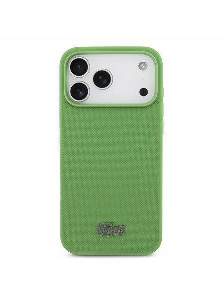 Lacoste Lacoste Iconic Petit Pique MagSafe Zadnji ovoj + Denarnica za iPhone 17 Pro Max Green