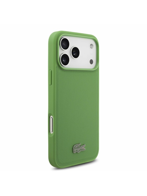 Lacoste Lacoste Iconic Petit Pique MagSafe Zadnji ovoj + Denarnica za iPhone 17 Pro Max Green
