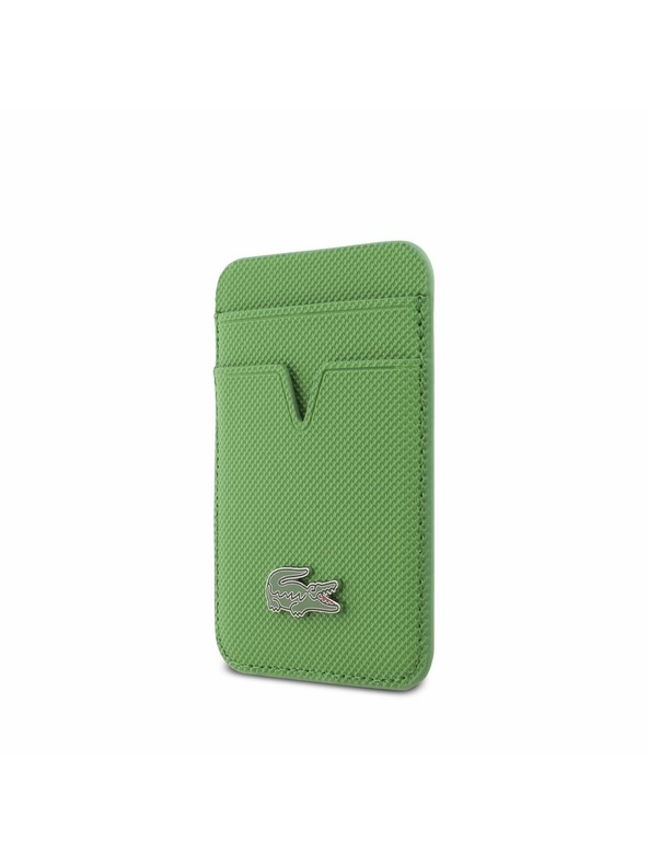 Lacoste Lacoste Iconic Petit Pique MagSafe Zadnji ovoj + Denarnica za iPhone 17 Pro Max Green