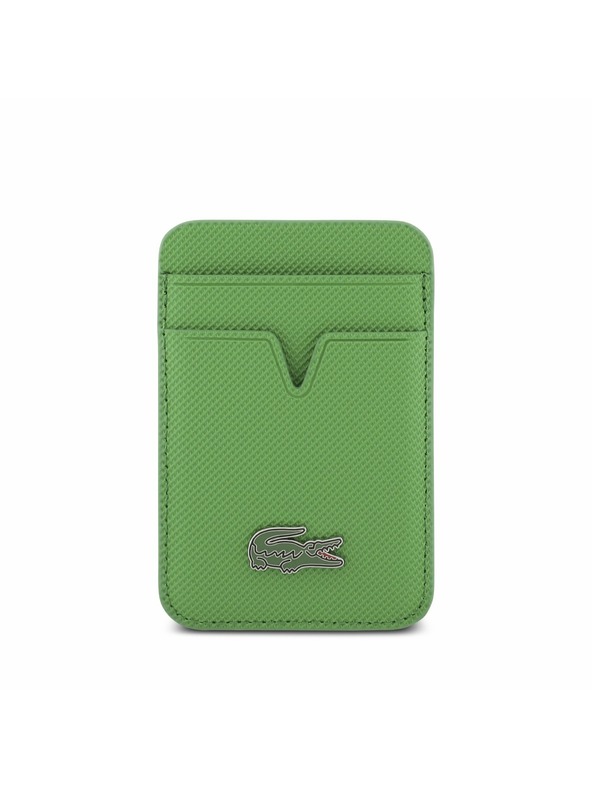 Lacoste Lacoste Iconic Petit Pique MagSafe Zadnji ovoj + Denarnica za iPhone 17 Pro Max Green