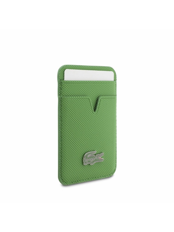 Lacoste Lacoste Iconic Petit Pique MagSafe Zadnji ovoj + Denarnica za iPhone 17 Pro Max Green