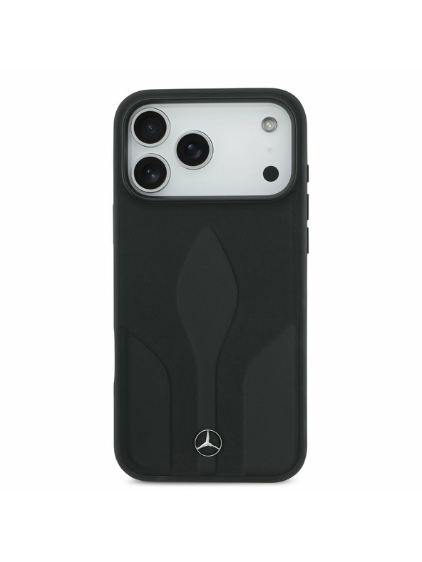 Mercedes Mercedes Leather The Move MagSafe Zadnji ovoj za iPhone 17 Pro Max Black