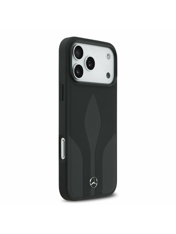 Mercedes Mercedes Leather The Move MagSafe Zadnji ovoj za iPhone 17 Pro Max Black