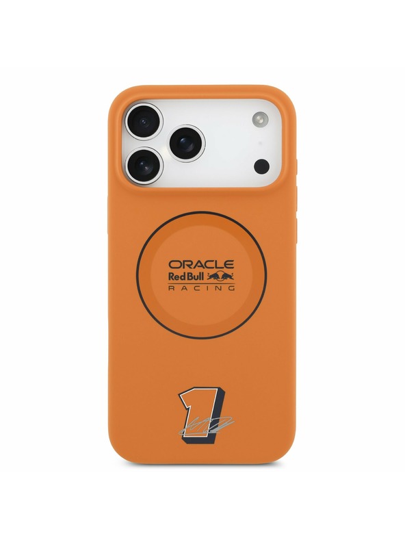 Red Bull Red Bull Silicone Blue Ring MagSafe Zadnji ovoj za iPhone 17 Pro Max Orange