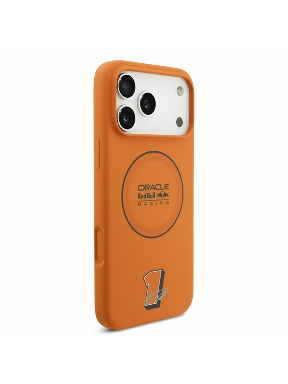 Red Bull Red Bull Silicone Blue Ring MagSafe Zadnji ovoj za iPhone 17 Pro Max Orange